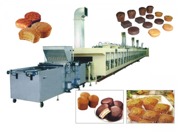 Ligne de production de gâteaux