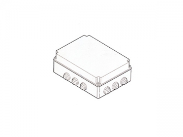 Haute boîte de dérivation couvercle à visser IP56