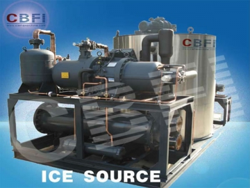 Machine à flocons de glace 30 tonnes / jour