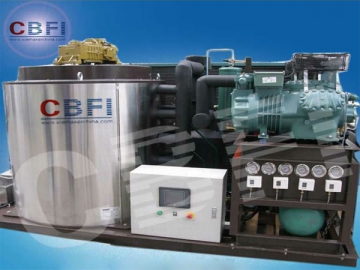 Machine à flocons de glace 15 tonnes / jour