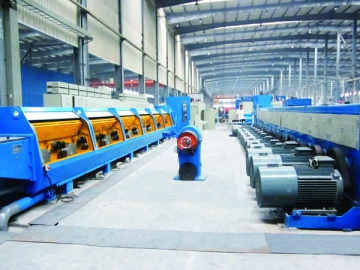 Ligne de tréfilage pour fils d’alliage d’aluminium ou d’aluminium sans glissement LFDL