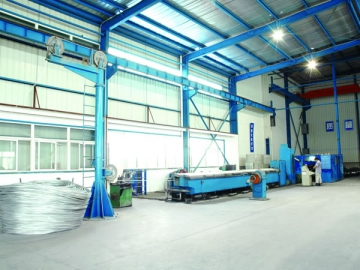 Ligne de tréfilage pour fils d’alliage d’aluminium ou d’aluminium (avec glissement) LHDL