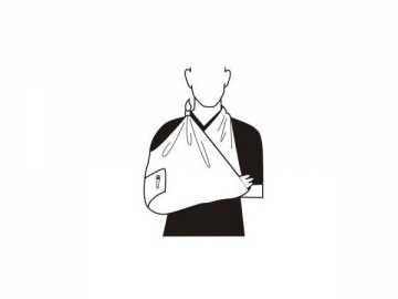 Bandage triangulaire en calicot