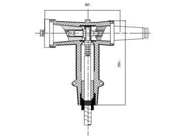 Connecteur séparable en Té 15kV/600A KLJK-3