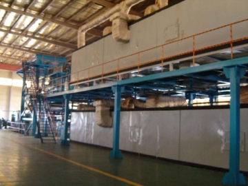 Ligne de laquage de bobines acier