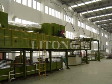 Ligne de laquage pour bandes aluminium