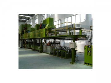 Ligne de laquage pour bandes aluminium