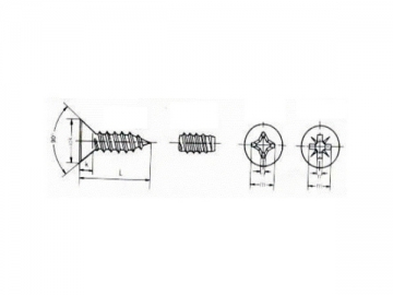 Vis autotaraudeuse de charpente