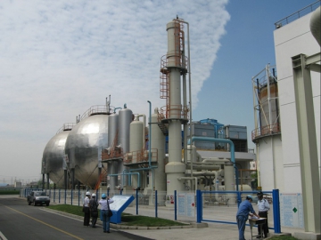 Usine de récupération de CO2