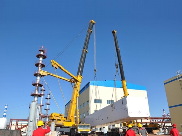 Centrale de purification et de liquéfaction de GNL