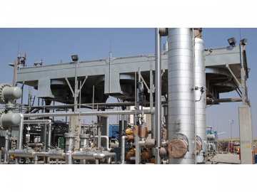Centrale de purification et de liquéfaction de GNL