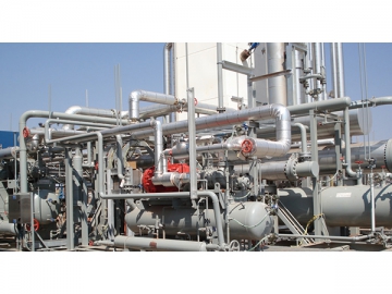 Centrale de purification et de liquéfaction de GNL