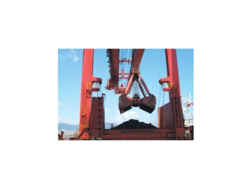 <strong>Grue portuaire</strong><small> (Appareil de déchargement de navire à fonctionnement continu)</small>