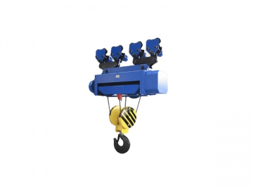 <strong>Palan électrique</strong> <small>(à câble métallique pour charges lourdes)</small>