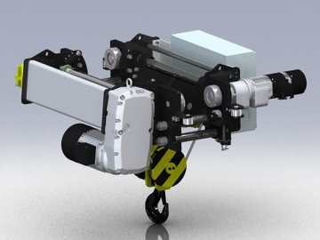<strong>Palan électrique</strong> <small>(avec contrôle de la fréquence)</small>