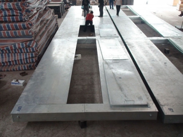 <strong>Pont-bascule</strong> galvanisé <small>(Balance de pesage pour camions)</small>