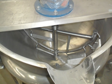 Marmite à double enveloppe en acier inoxydable<br> <small>(Marmite mélangeuse à isolation thermique)</small>