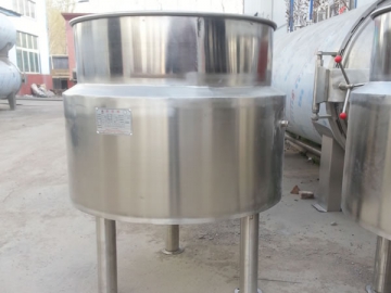 Marmite à double enveloppe en acier inoxydable<br> <small>(Marmite industrielle à isolation thermique)</small>