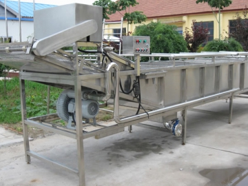 Ligne de lavage de haute pression pour fruits et légumes<br> <small>(Laveuse de fruits et légumes)</small>