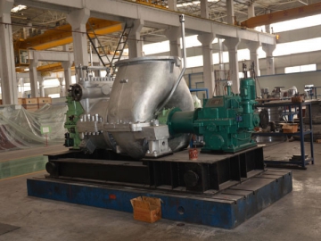 Turbine à vapeur<small> (Turbine économe en énergie avec cycle de réchauffage)</small>