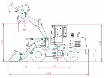 <strong>Chargeuse sur pneus</strong> YN926