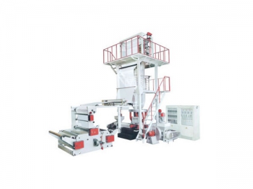 Ligne de coextrusion de film multicouche (triple couche, tête rotative)