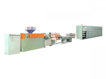 Ligne d'extrusion de monofilaments