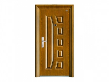 Porte de sécurité <small>(en acier simple battant)</small>