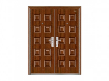 Porte de sécurité <small>(en acier double battant)</small>