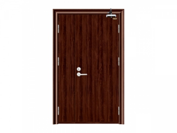 <strong>Porte coupe-feu</strong> double battant <small>(de largeur inégale)</small>