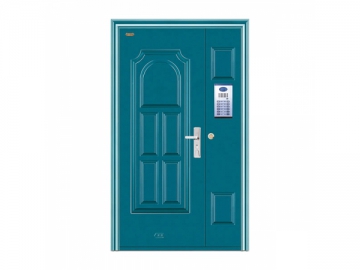 Porte d'entrée en acier