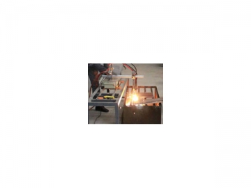 Chalumeau oxhydrique <small>(Machine d'oxycoupage avec générateur HHO)</small>