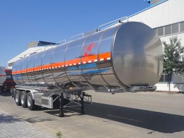 Citerne semi-remorque pour liquides alimentaires