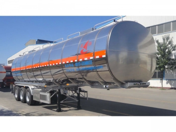 Citerne semi-remorque pour produits inflammables