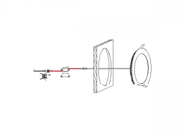 Panneau lumineux LED rond