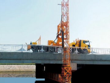 Camion d'inspection de pont