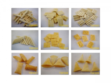 Machine de production de bugles soufflés apéritifs