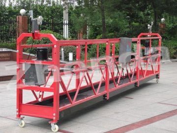 Plate-forme suspendue en acier