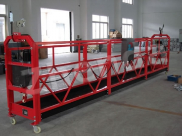 Plate-forme suspendue en acier