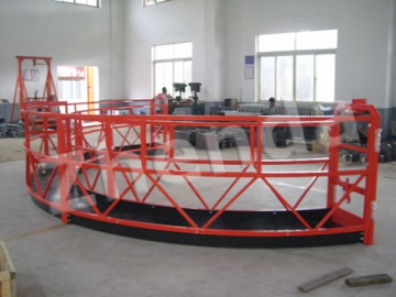 Plate-forme suspendue spéciale
